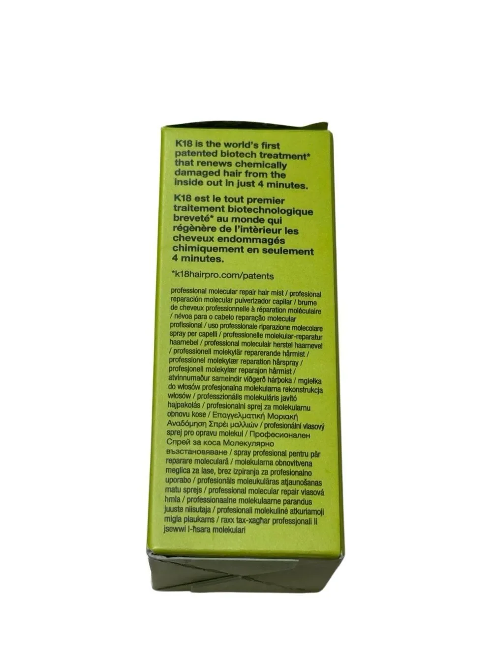 K18 Professional Molecular Repair Hair Mist, Strengthening Restorative Mist